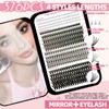 QUKLOGEN DIY Fluffy Lash Extension Kit 966Pcs with Bottom Lashes