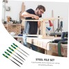 WHAMVOX 6pcs Steel File Tool Set Practical Metal Polishing Files