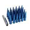 JDMSPEED New Wheel Spike Lug Nuts (24pcs) with 1 Socket