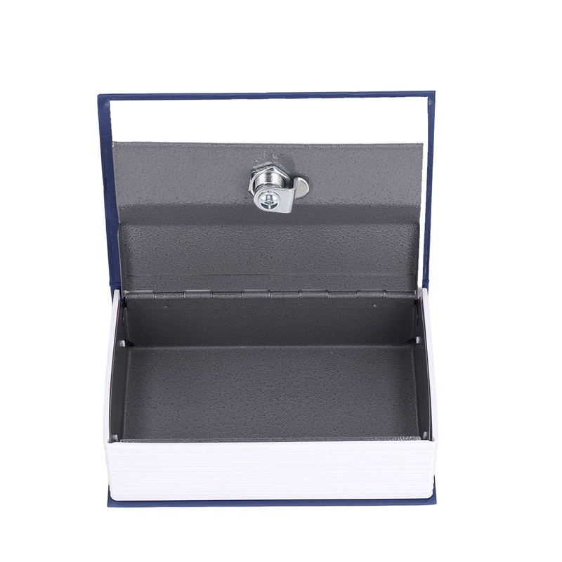 Safe Box Simulation Book Shape Decorative Storage Money Case for