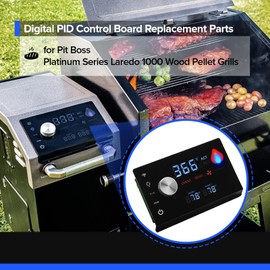 PID Control Board Replacement Parts for Pit Boss Platinum Series Laredo 1000 Wood Pellet Grill, Smart Fully-Digital Control Panel Delivers Even Temperatures, Replacement for Part Number: 80051