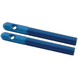 Allstar Performance ALL18489 Blue 3/8" x 3-1/2" Aluminum Hood Pin - Pair