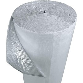 US Energy Products White Single Bubble Reflective Foil Insulation Thermal Barrier Industrial Strength, Commercial Grade, No Tear Radiant Barrier Wrap for Weatherproofing Multipurpose (2 ft x 50 ft)