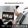 WiFi 6 USB Adapter, Plug and Play, 1800Mbps, Dual Antennas,