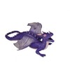 Ravensden Stretchy Rubber Dragon Figure 28cm - Three Designs, One
