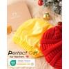 FURTALK Winter Beanie Hat for Women Satin Lined Cable Knit