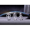 Nemesis Now Three Wise Aliens, Silver, 7.5cm (U5929V2)