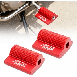 2 Pcs Funda Protectora para Palanca de Cambios de Motocicleta, Rojo Paquete de Almohadillas para Palanca de Cambios de Motocicleta, Funda Protectora Antideslizante
