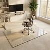40" x 60" Glass Chair Mat for Carpet, 0.2" Thick