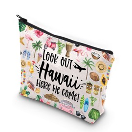 Hawaii Makeup Bag Hawaii Trip Gifts Aloha State Beach Gifts Hawaii Vocation Travel Bag Hawaii Tourist Gifts Hawaii Toiletry Bag (Look Out Hawaii UK)