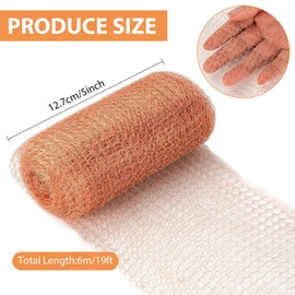 2er Set Kupferband Gegen Schnecken 12.7cm x 6m Schneckenschutz Kupferband Schneckenzaun Metall Garten Schneckenabwehr für Garten, Nacktschnecken, Schneckenbarriere, Mäuse Mader Abwehr