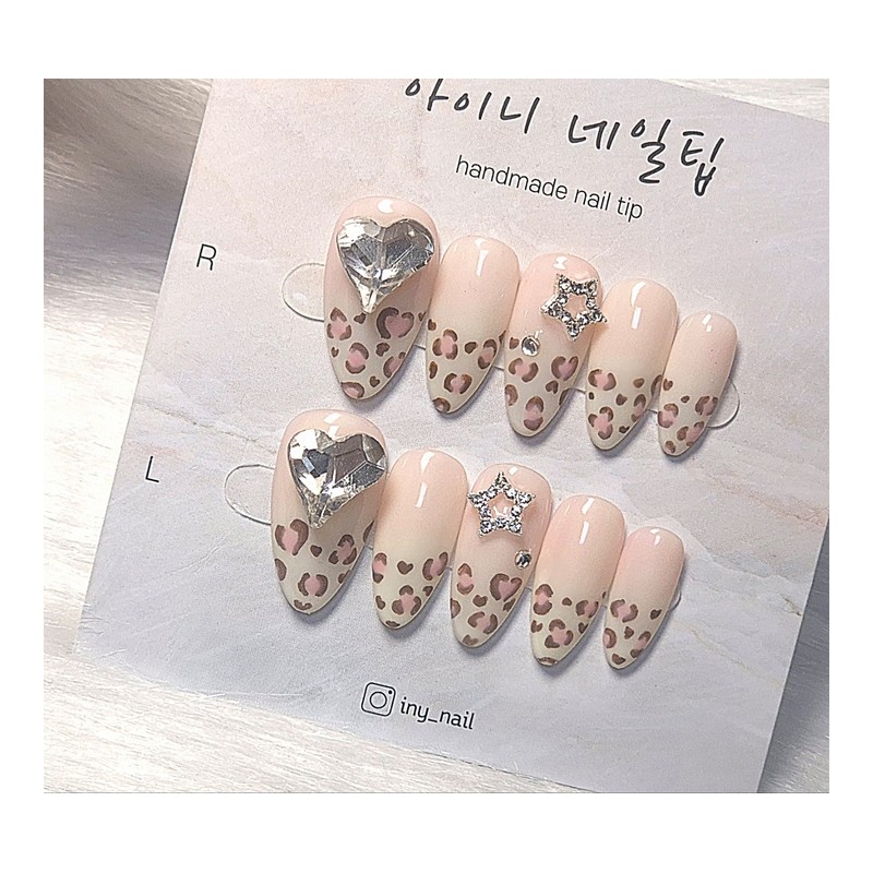 [Commemorating store openingSuper special discount]Warm Latte Gyaru Hope Nail Tip