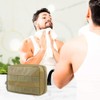 1 Pcs Tactical Toiletry Bag for Men Beige Travel Organizer
