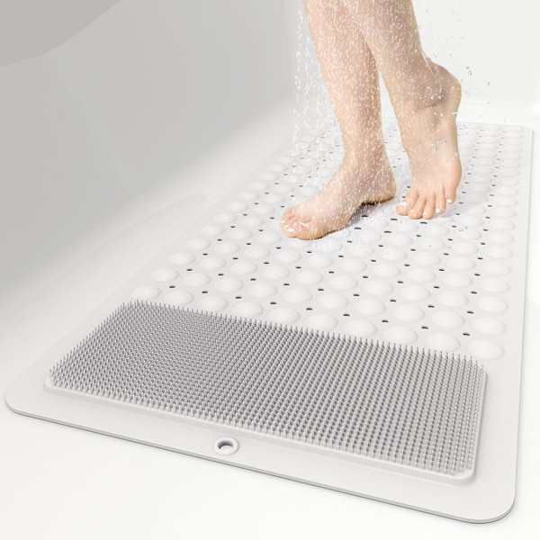 OTHWAY Extra Long Bathtub Mat, 39"x 16" Shower Foot Scrubber