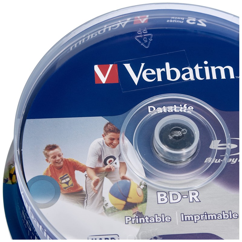 Verbatim 43811 – BD-R 'Datalife 25 GB 6x Pack of