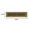 Hartford Ventilation Brown Floor Register Vent for 2" x 14"