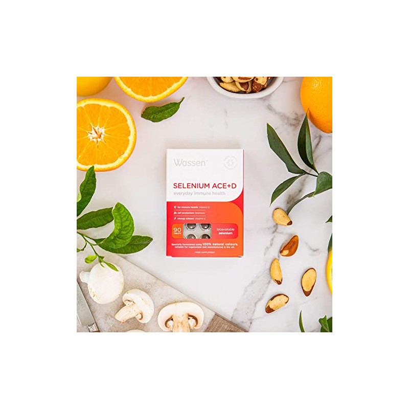 Wassen Selenium ACE+D Immune Health | Highly Bioavailable Selenium |