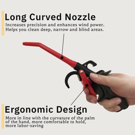 Air Blow Gun for Compressor Industrial Air Nozzle Air Gun Blower Kit Dust Blower, Household Air Spray Gun Pneumatic Tools for Automobile, Home Cleaning, Iron Chip Wood Chip Car Detailing Cleaning