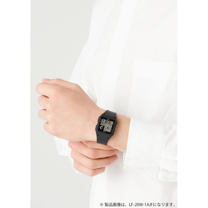 Casio LF-20W-1AJF Standard Wristwatch, Unisex, Black