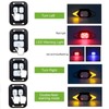 Bike Tail Turn Signal Light Safety Warning Bike Brake Rear