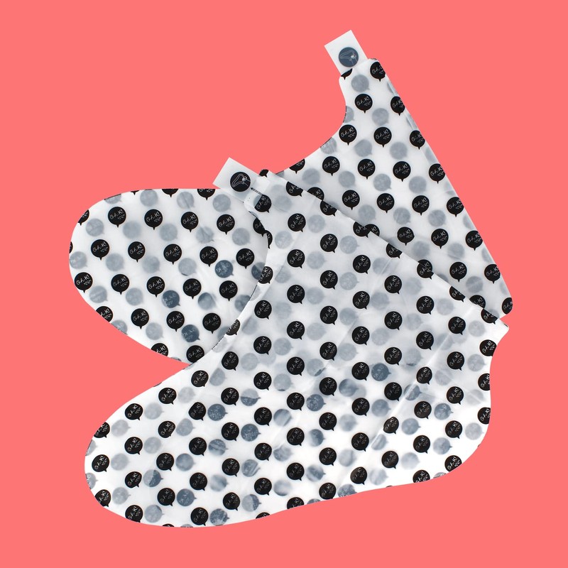 Oh K! Exfoliating Foot Socks, For Dry Hard Skin, Watermelon