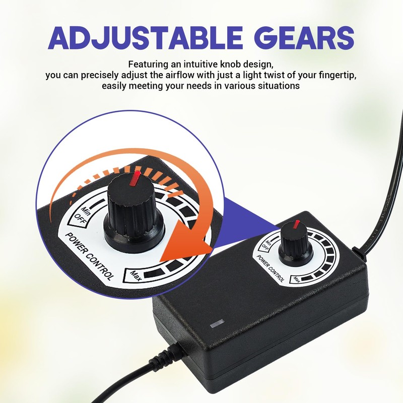 CPAP Hose Dryer Fan, 22mm Tube Blower with Adjustable Airflow
