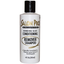 Salon Pro Bonding Glue Conditioning [Remover Shampoo] 4 Oz,Pack of 3