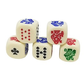 DA VINCI 6 Sided Poker Dice