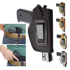 Gexgune Holster for Pistol Inner Waistband IWB Concealed Carry Gun Holster Fit G1ock 17 19 22 23 32 33 Ruger Nylon Holster (5 Colour Optional)