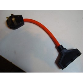 10-50P Male 3-Pin Plug To 3-Pin 5-15R Female Home Wall Outlet, 220/250V Electrical Stove/Range/Oven To Gas 110/125V Power Convert Adapter. 3-Way Splitter FX1372