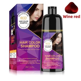 ECO Finest 【Christmas Discounts】ECO Finest Semi-Permanent Hair Dye - Non-Toxic Pure Botanical Burgundy Hair Dye - Burgundy (1-3 pc) Haircare - Color: Wine red, Quantity: 1