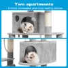 Hey-brother Large Multi-Level Cat Tree Condo Furniture with Sisal-Covered Scratching