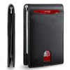 Slim RFID Card Holder Wallet for Business and Travel –