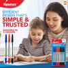 SOL 20pk Coloured Ballpoint Pen Set | Blue Pens, Red