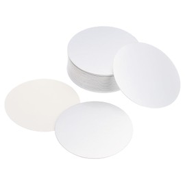 PATIKIL 85mm/3.35" Aluminum Foil Cap Liner, 50 Pack Resistant Tamper Induction Heat Sealer Sealing Liners for PET Plastic Bottle Jar Lid