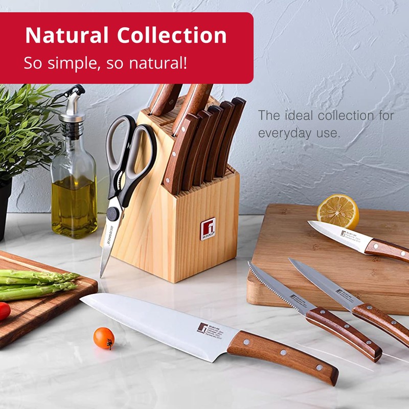 Bergner - Bamboo Cutting Board - Natural Wooden Chopping Board