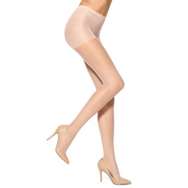 Hue Run Resistance Sheer with Control Top (16286)