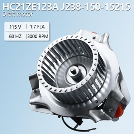 BAY Direct HC21ZE123A J238-150-15215 Draft Inducer Blower Motor Assembly Replacement for Jakel Carrier Payne Bryant Furnaces Compatible Part Number: HC21ZE123 J238-150-15215AT