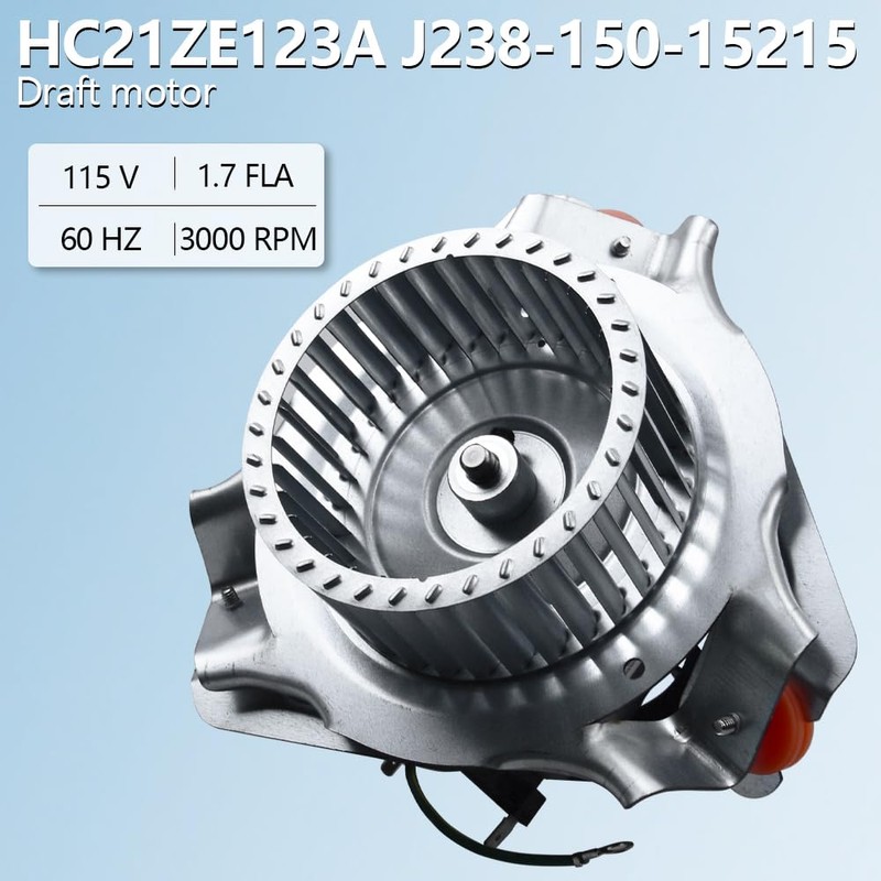 BAY Direct HC21ZE123A J238-150-15215 Draft Inducer Blower Motor Assembly Replacement
