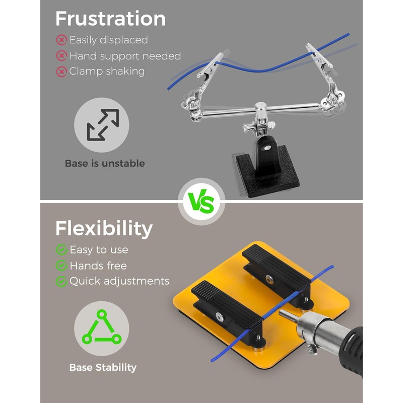 Third Hand Soldering Aid, Magnetic Circuit Board Holder Tool Help