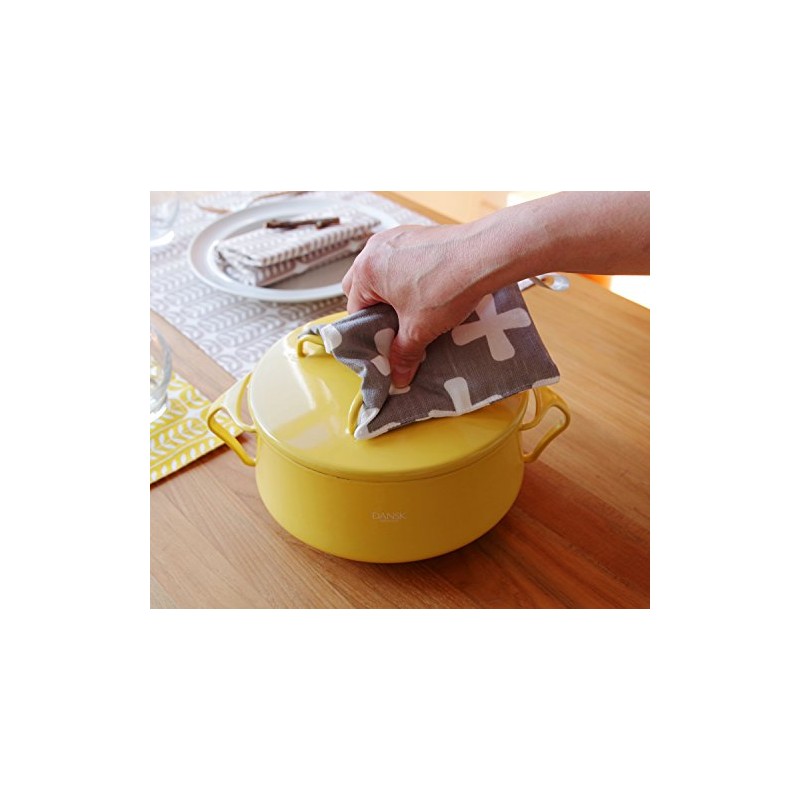 René Dew Kukshome 36400032 Pot Holder, Cob/Blue, 7.1 x 5.5