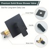 DEOLER Bathroom Shower Handle Valve Wall Mounted Shower Mixer Valves