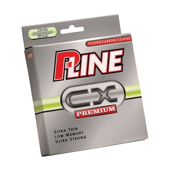 P-Line CX Premium Fluorescent Green Fishing Line 260-300 Yard (Filler