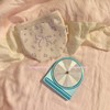 Shiny Mini Portable Yarn Spinner:_lemon+embroidered bow bag
