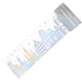 Operitacx 1 Roll Decorative Stickers Diary Material Sticker DIY Crafts Washi Tape Sticky Paper Tape Aesthetic Sticker Craft Sticker Landscape Washi Tape The Pet Accessories Account