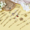 Starry 126Pcs Keychain Making Kit DIY Bag Charm Kit 25