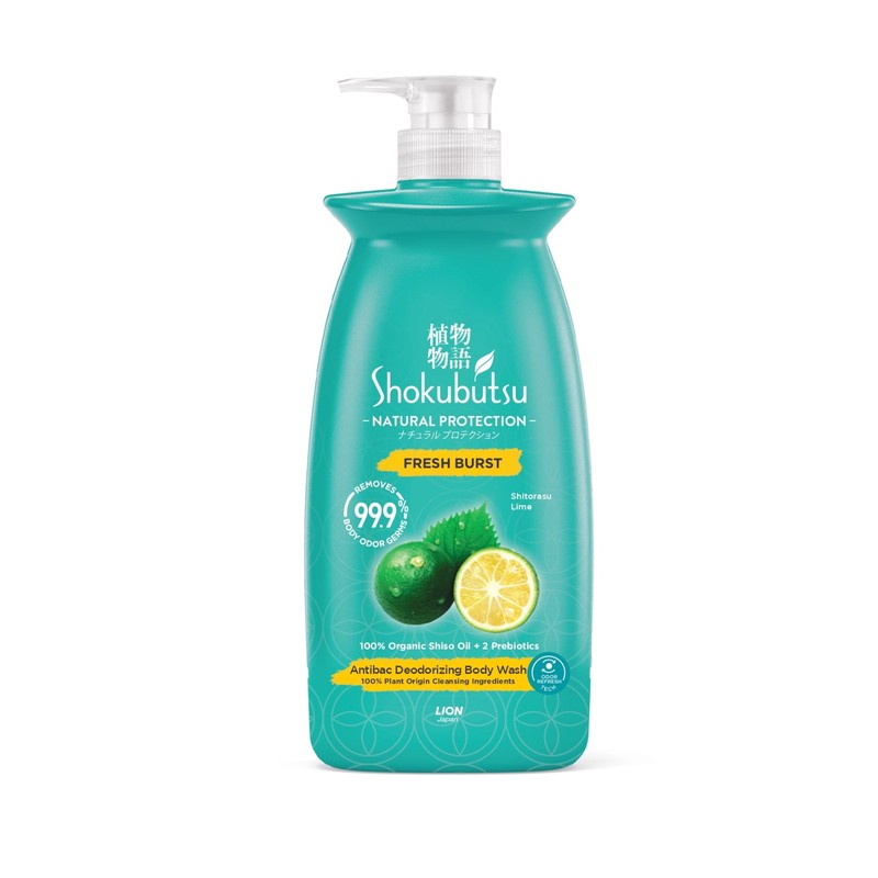 Shokubutsu Natural Protection Deodorizing Body Wash Fresh Burst 900g
