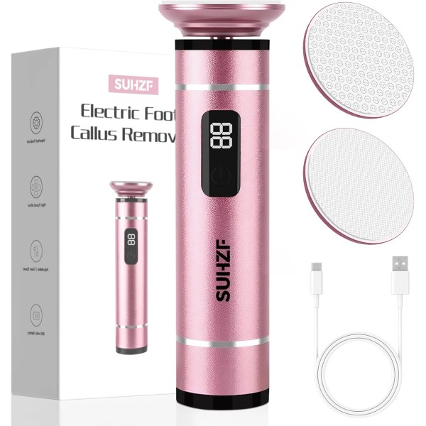 Rechargeable Electric Callus Remover Foot File Adjustable Speed LED Display