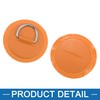 A ABSOPRO D Ring Patch Pad PVC Stainless Steel for