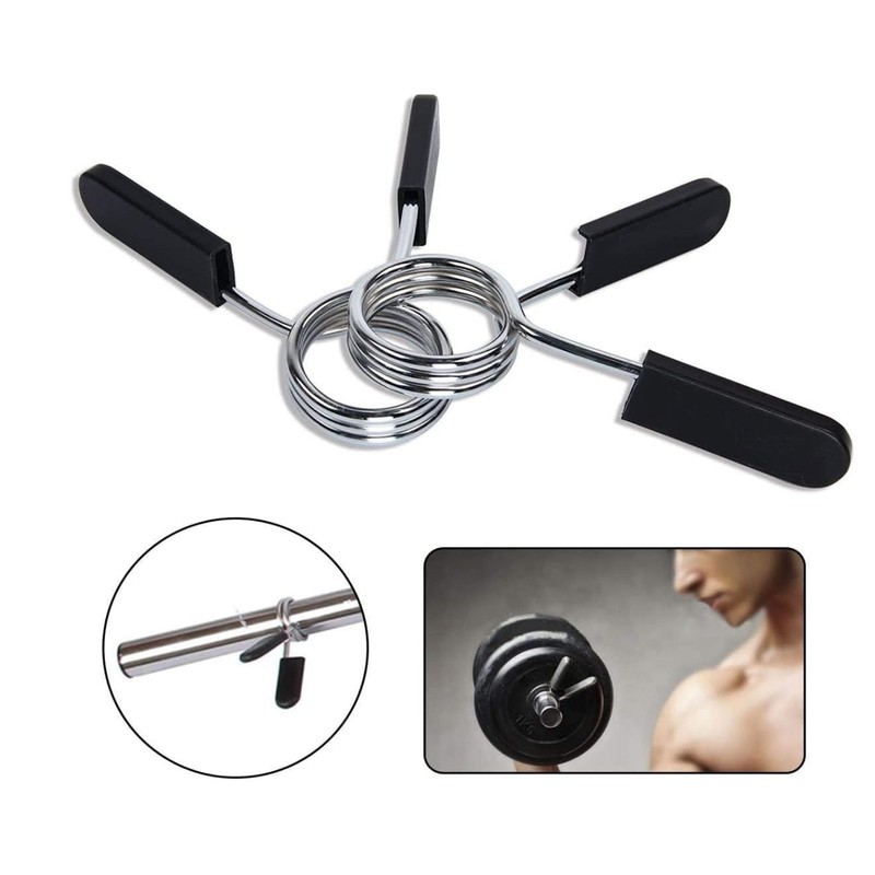 Yrlehoo Dumbbell Bar Spring Lock Pack of 4 Weight Lever